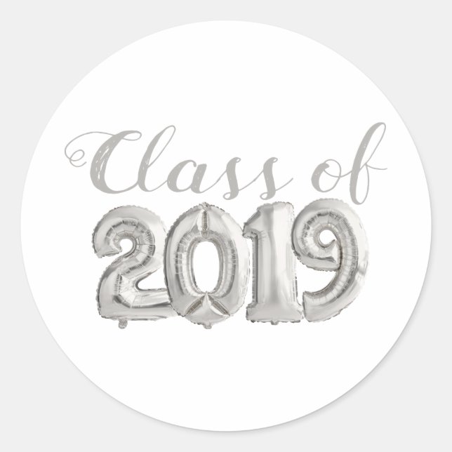 Class of 2019 Graduations Stickers or Seals (Front)