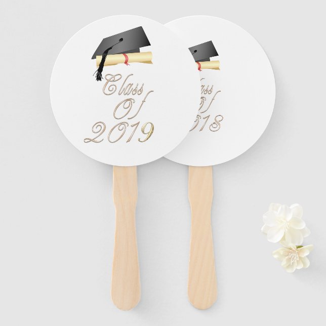 Class Of 2019 Hand Fan (Front and Back)