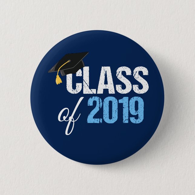 Class of 2019 Senior Graduation Button (Front)