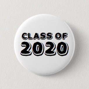 class of 2020 button
