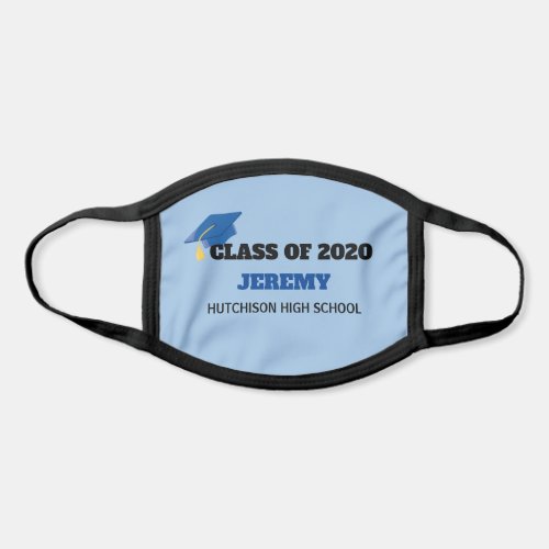 Class of 2020 Custom Graduation Face Mask