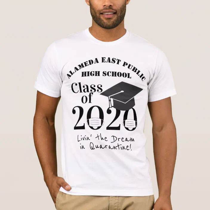 High School Senior Class of 2020 Straight Out Of Quarantine Unisex T-Shirt