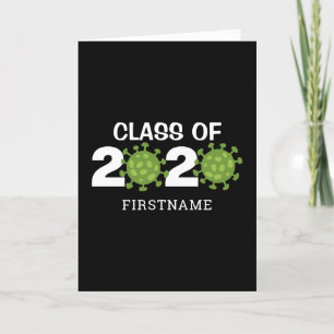 Class of 2020 Funny Virus Graduation Card
