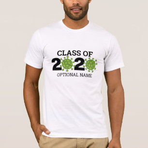 Class of 2020 Funny Virus Graduation Custom Name T-Shirt