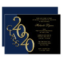 Class of 2020 Grad Gold with Color Option Invitation