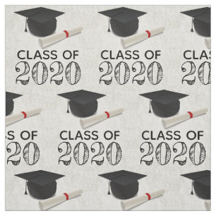 Class of 2020 Graduation Cap Diploma Fabric