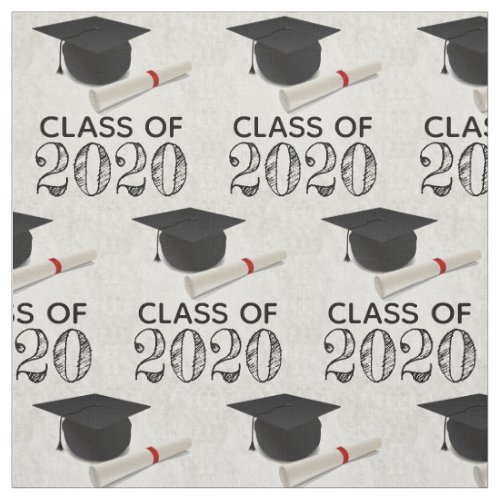 Class of 2020 Graduation Cap Diploma Fabric