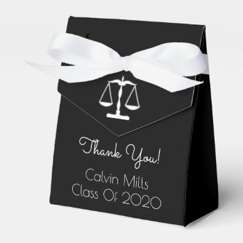 Class Of 2020 Graduation Favor Boxes (black) by WindyCityStationery at Zazzle