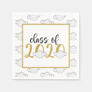 Class of 2020 Graduation Napkin - Face Mask GG