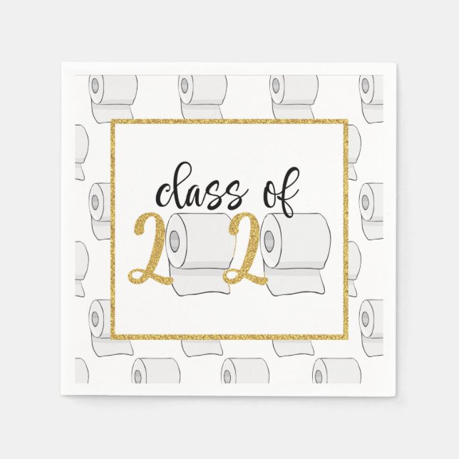 Class of 2020 Graduation Napkin - Toliet Paper GG (Front)