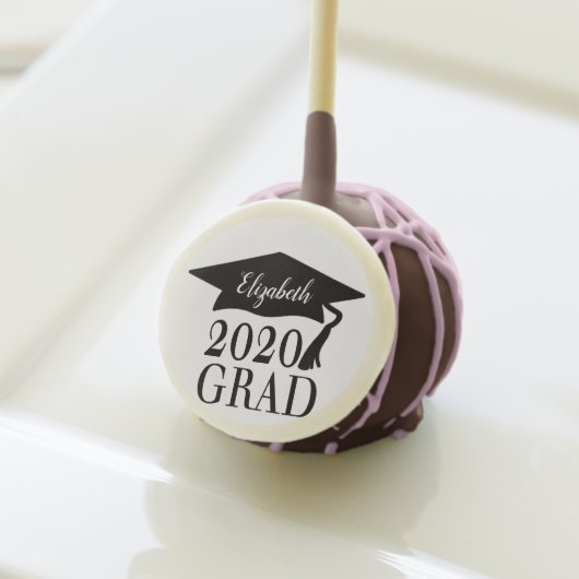 Class of 2020 Personalized Graduation Cake Pops (Front Insitu)