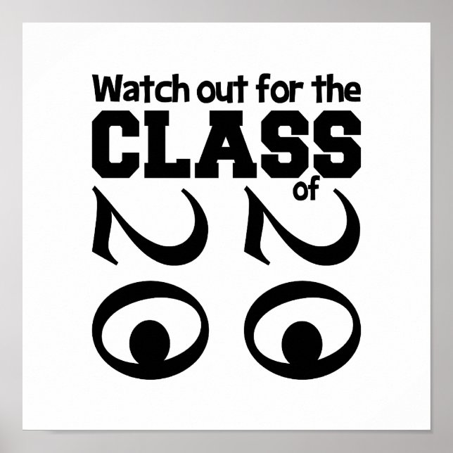 CLASS OF 2020 poster, customizable Poster (Front)