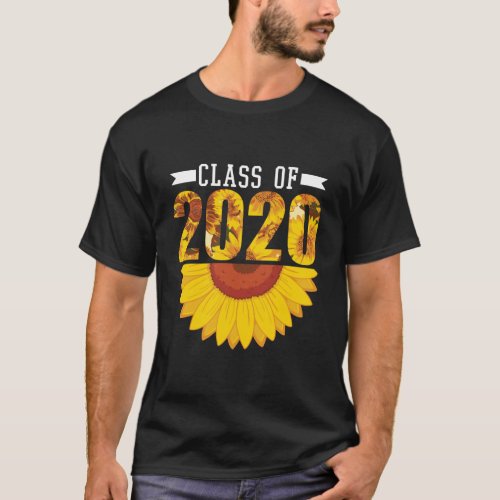 Class Of 2020 Sunflower Senior High School Graduat T_Shirt