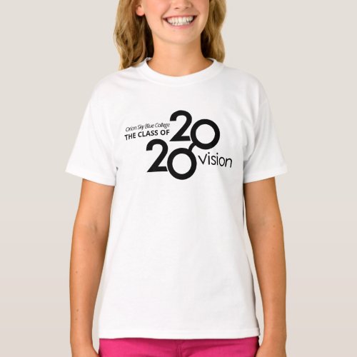Class of 2020 vision  event custom name back T_Shirt