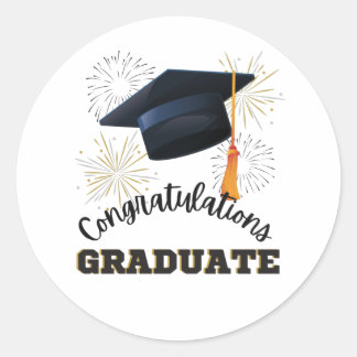 Class of 2021 | Congratulations Graduate Classic Round Sticker