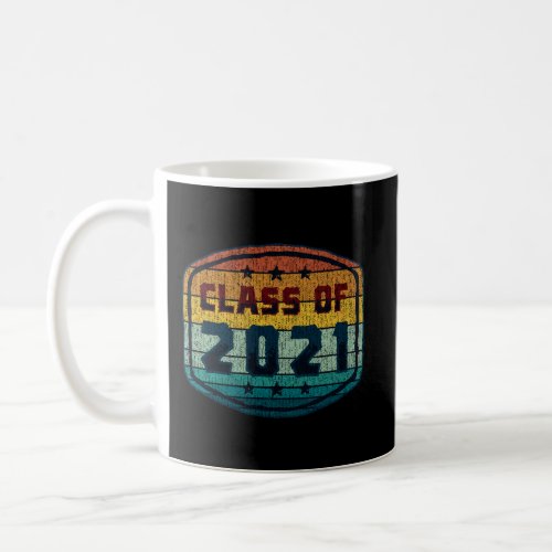 Class Of 2021 Graduation Gift Senior Graduate Retr Coffee Mug