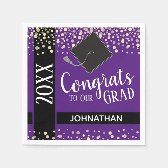 Class of 2021 Graduation Party Napkins (Front)