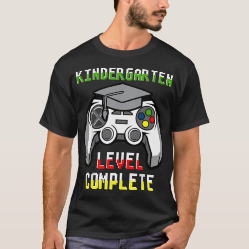 Class Of 2021 Kindergarten Level Video Game Gradua T_Shirt