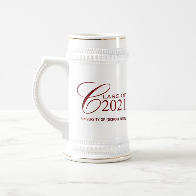 Class of 2021 - Personalized Graduation Gift Mugs (Left)