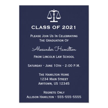 Class Of 2021 Scales Graduation Invite (Midnight) Class Of 2021 Scales Graduation Invite (Midnight)