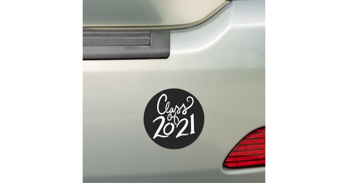 Class of 2021 Senior Graduation Grad Car Magnet | Zazzle