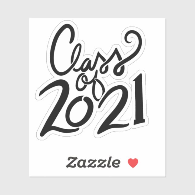 Class of 2021 Senior Open House Graduation Sticker (Sheet)
