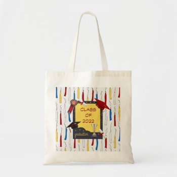 Class Of 2022  Caps  Diplomas  Awards  Trophies Tote Bag by toots1 at Zazzle