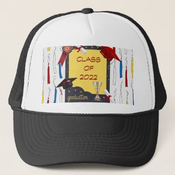 Class Of 2022  Caps  Diplomas  Awards  Trophies Trucker Hat by toots1 at Zazzle