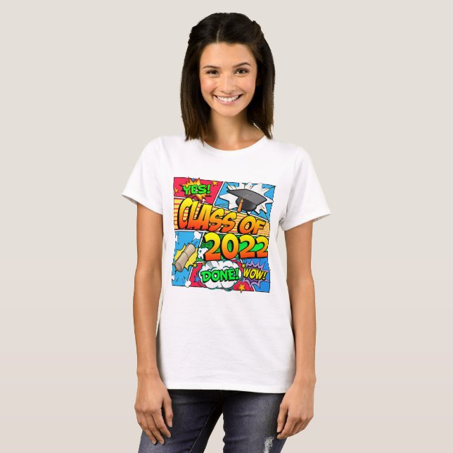Class of 2022 Comic Book T-Shirt (Front Full)
