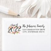 Graduation Party Invitation / Announcement Address Label ...