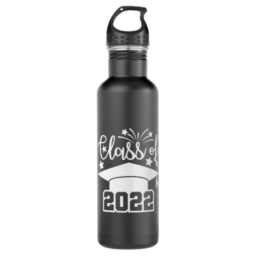 Class of 2022 Graduate Congrats the Grad Stainless Steel Water Bottle