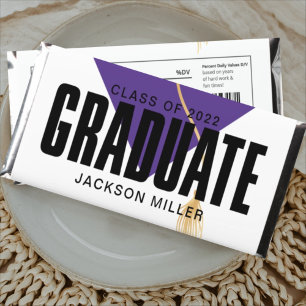 Class of 2022 Graduate Hershey Bar Favors