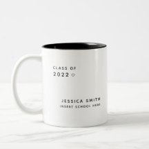 Class of 2022 Graduate Modern Simple Mug