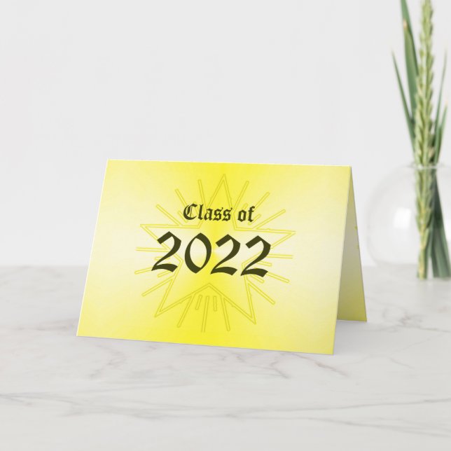 Class of 2022 Graduation Announcement Card by Janz (Front)