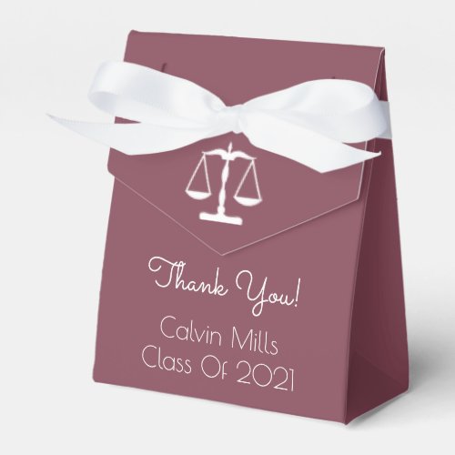 Class Of 2022 Graduation Favor Boxes Maroon