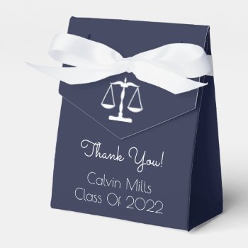 Class Of 2022 Graduation Favor Boxes (midnight) by WindyCityStationery at Zazzle