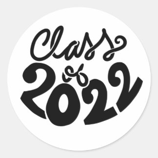Class of 2022 Graduation Senior Class Classic Round Sticker