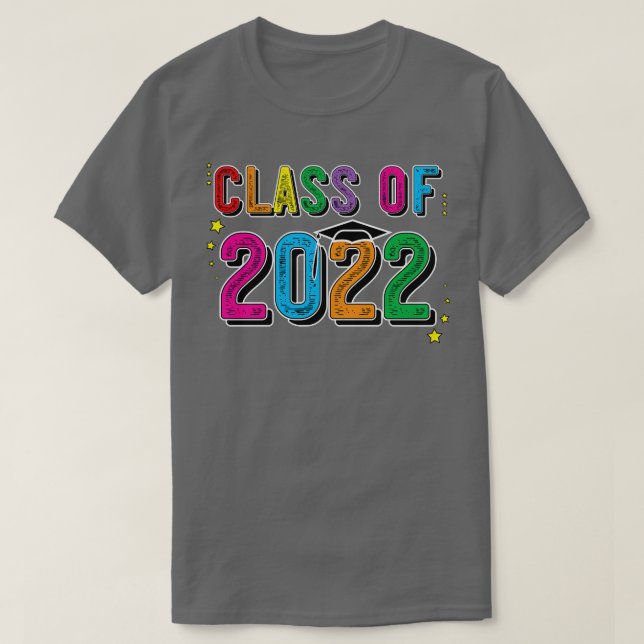Class Of 2022 Graduation Senior T-Shirt (Design Front)