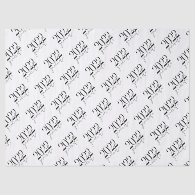Class of 2022 Graduation Tissue Paper (Front)