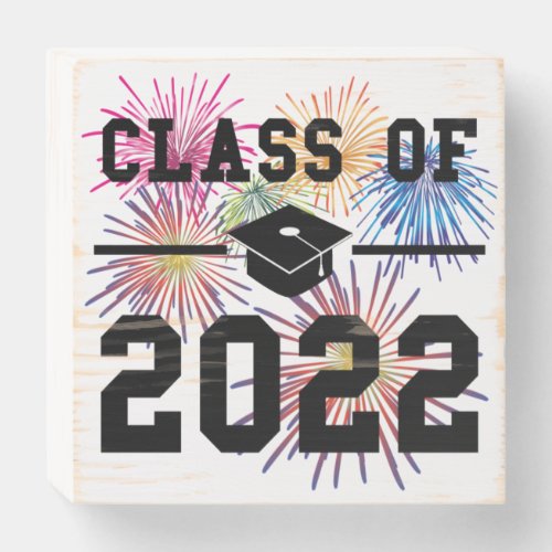 Class of 2022 Graduation Wooden Box Sign