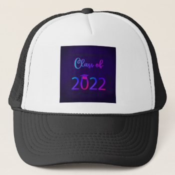 Class Of 2022 Neon Colors Grad Cap by toots1 at Zazzle