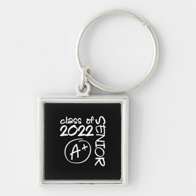 Class Of 2022 Senior A+ Graduation Keychain (Front)