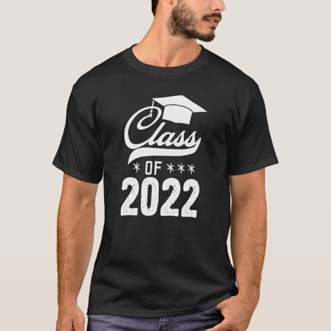 Class Of 2022 Senior High School Graduation T-Shirt (Front)