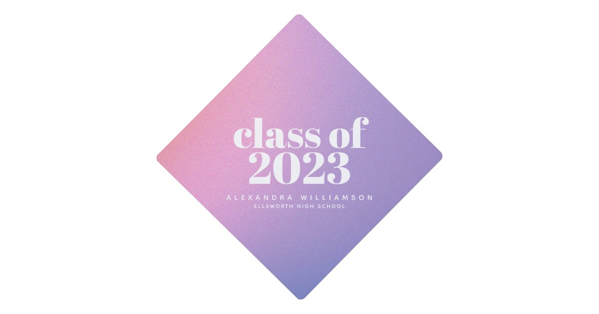 graduation cap 2022 purple