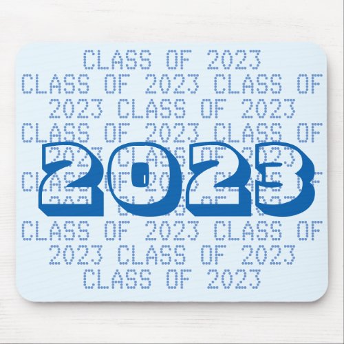 Class of 2023 Alice Blue Mousepad by Janz