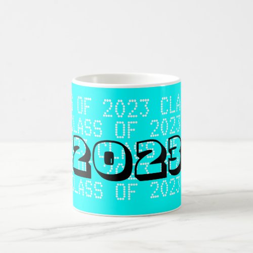 Class of 2023 Aqua Coffee Mug by Janz