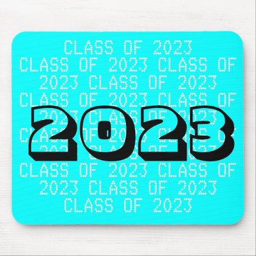 Class of 2023 Aqua Mousepad by Janz
