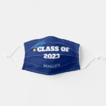 Class of 2023 Custom Graduation Blue Adult Cloth Face Mask
