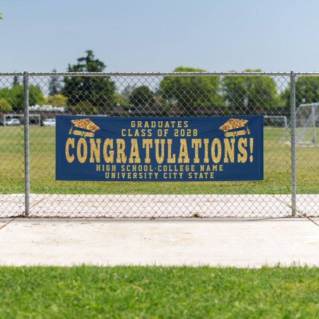 CLASS OF 2023 Custom School Graduation Ceremony Banner (Insitu)