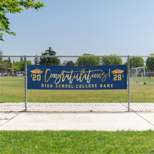 CLASS OF 2023 Custom School Graduation Ceremony Banner